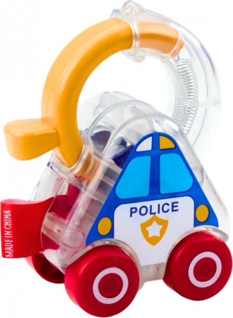 Set educativo di macchinine con chiavi Polizia, Pompieri, Ambulanza
