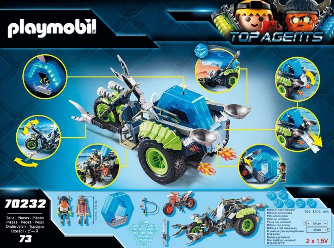 Playmobil Top Agents Arctic Rebels Trike