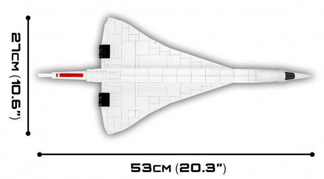 Building Blocks Concorde Supersonic Jet