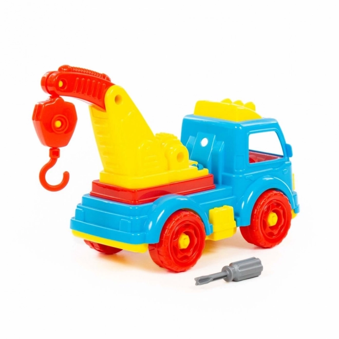 Crane Tow Truck DIY Construction Toy