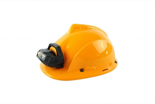 Construction Helmet with Removable Headlamp