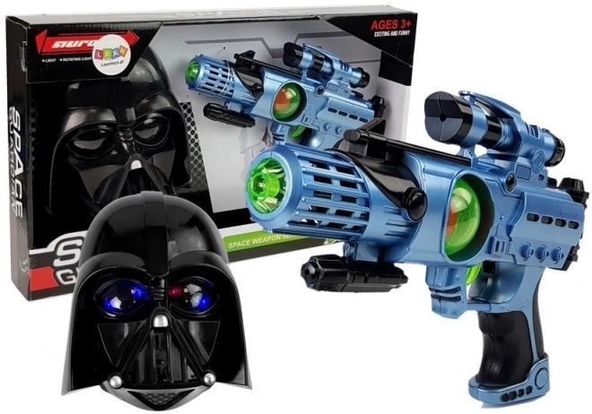 Space Warrior Laser Gun and Mask Set