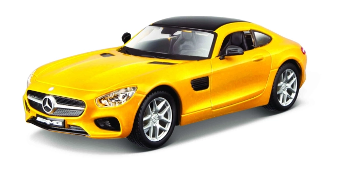 Bburago Mercedes AMG GT Yellow Diecast Model