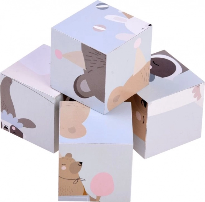 Wooden Animal Puzzle Blocks