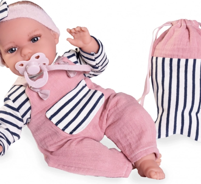 Poupée réaliste bébé Antonio Juan Toneta avec sons et corps en tissu doux - 34 cm
