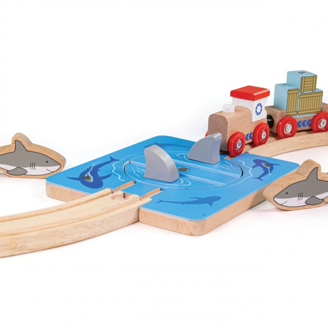 Shark Adventure Rotating Rail Set