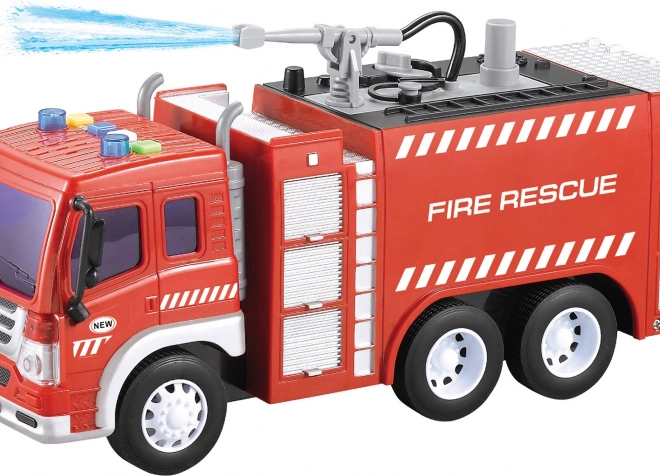 Fire Truck with Water Cannon and Effects