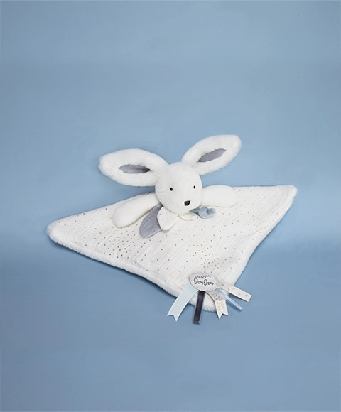 Gift Set Blue Bunny with Blanket 25 cm