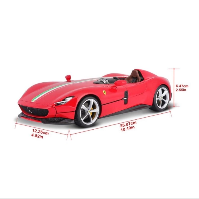 Bburago Ferrari Signature Series Monza SP-1 Diecast Model