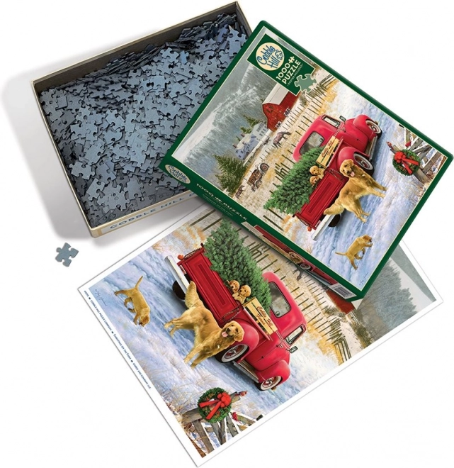 Christmas on the Farm Puzzle 1000 Pieces