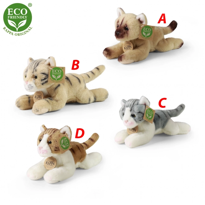 Plush Cat Lying 18 cm Eco-Friendly