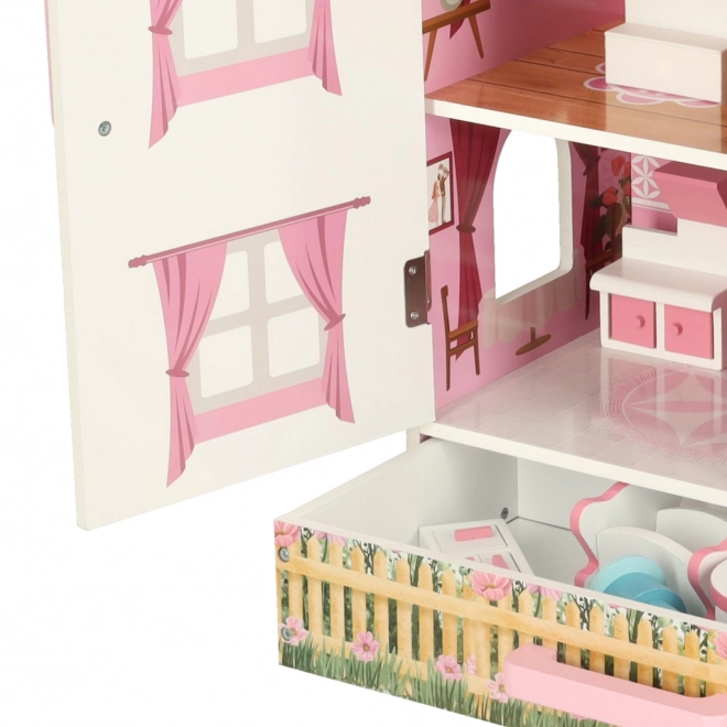 Maison de poupées en bois Lulilo Papilio rose 80cm