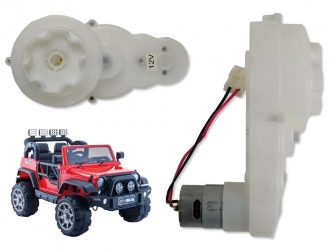 12V 11000RPM Motor and Gearbox for Toy Vehicle