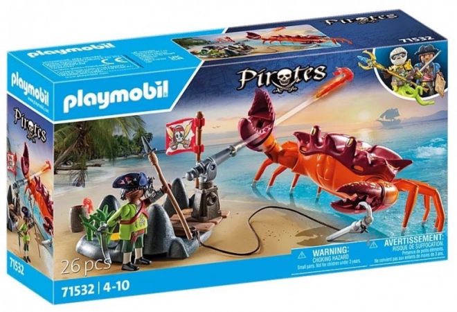 Playmobil Pirates Battle with Giant Crab Set