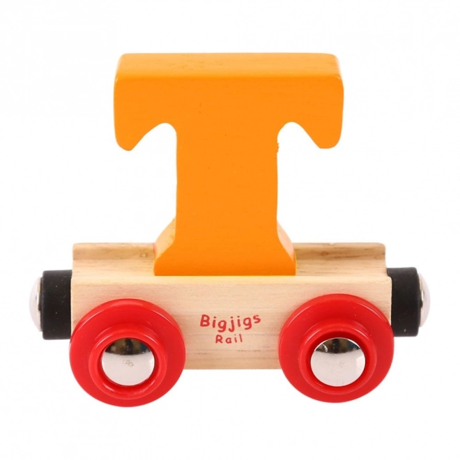 Wooden Train Wagon T Shape