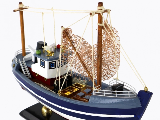 Wooden Collectible Fishing Boat