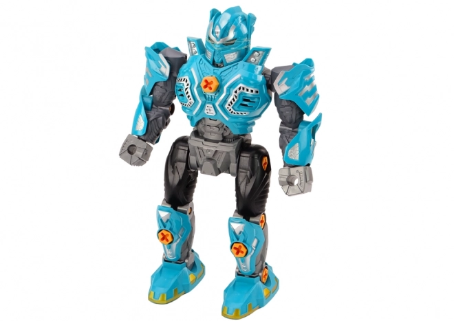 Összeszerelhető robot fúróval és hanghatásokkal