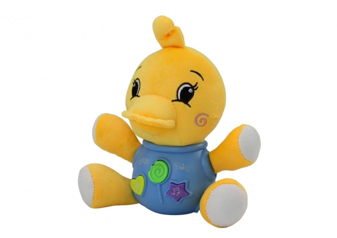 Interactive Yellow Plush Duck