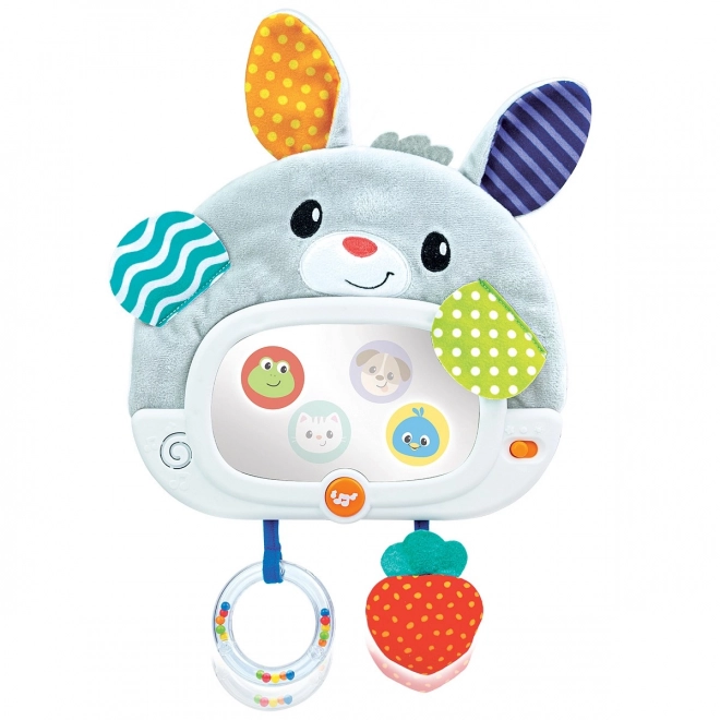 Musical Bunny with Mirror for Crib