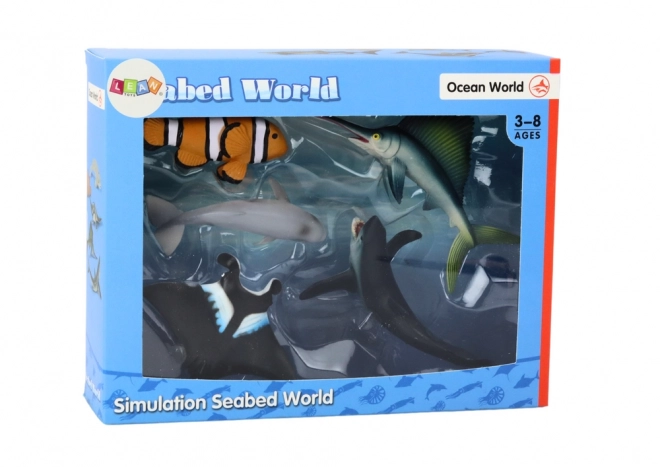 Set of Ocean Animal Figures