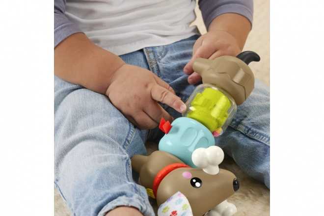 Fisher-Price Rattling and Clacking Dachshund Toy