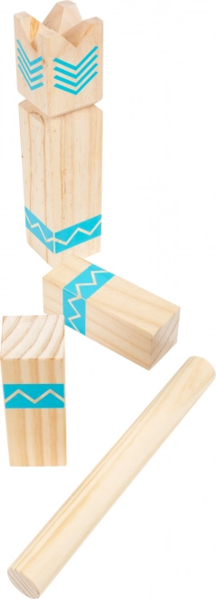 Small Foot Viking Kubb Game