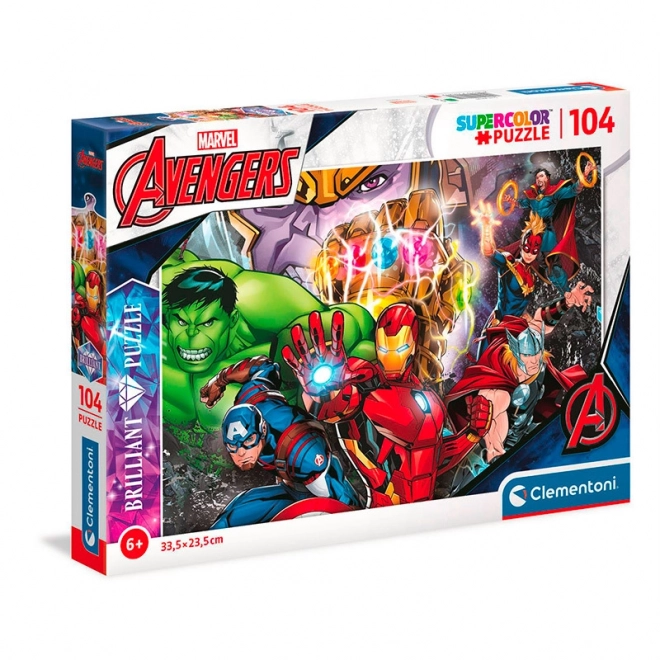 Marvel Clementoni Puzzle Brilliant 104 Pieces