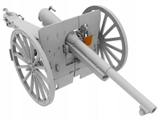 75mm Field Gun Model with Figures