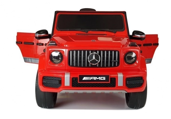 Battery-Powered Mercedes G63 Red Car