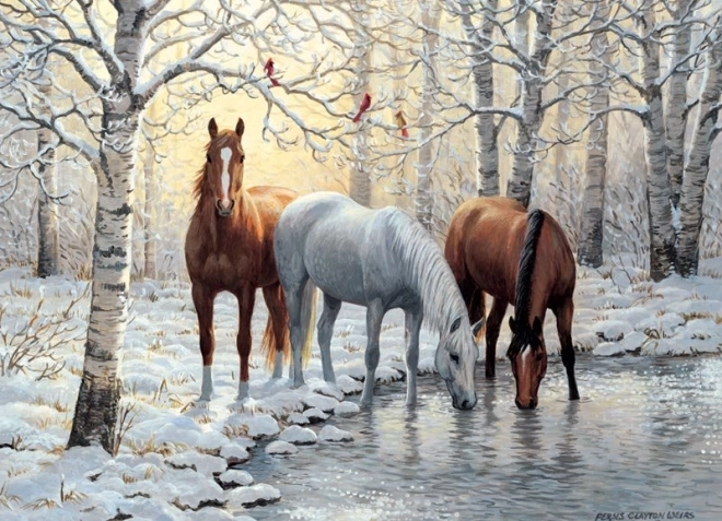 Puzzle Trio Invernale di Cobble Hill 1000 pezzi