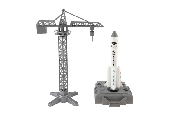 Space Shuttle with Crane and Launch Station