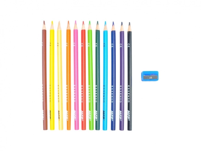 Colorful Scented Triangular Pencils with Sharpener