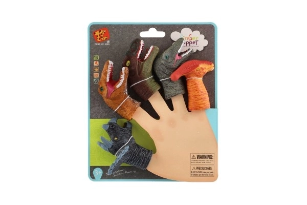 Finger Puppet Dinosaurs Set