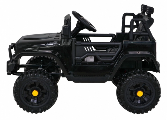 Autíčko Jeep Dark Night na akumulátor pre deti Čierne – Čierne