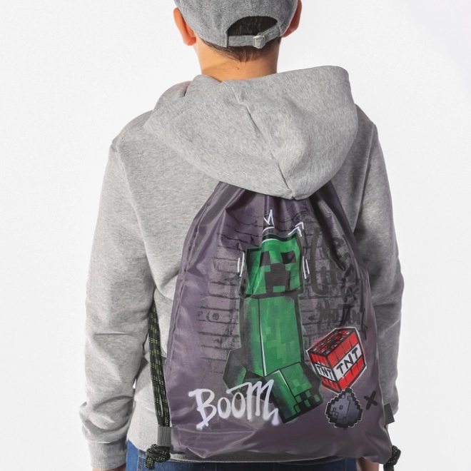 Set 3 Skate Baagl Minecraft TNT: Zaino, Astuccio, Sacchetto