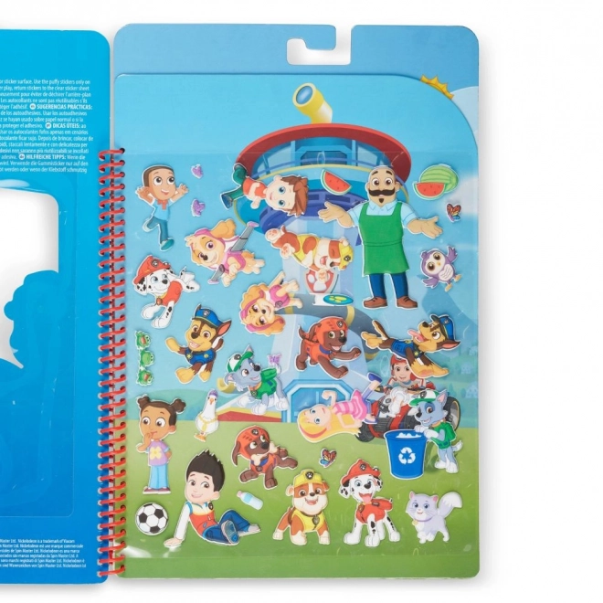 Paw Patrol Reusable Puffy Stickers - Adventure Bay