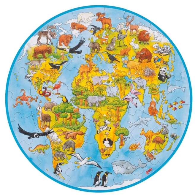 XXL Globe Puzzle