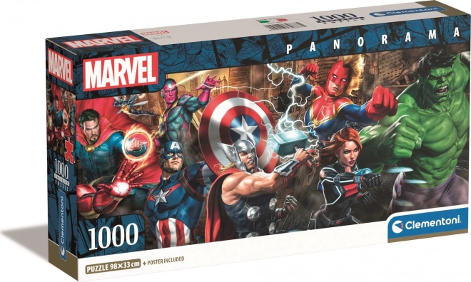 Panorama Puzzel Avengers 1000 Stukken