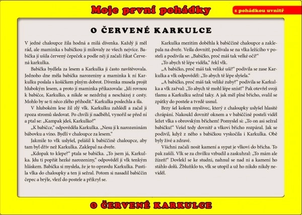 Puzzle O Červené Karkulce 24 dílků