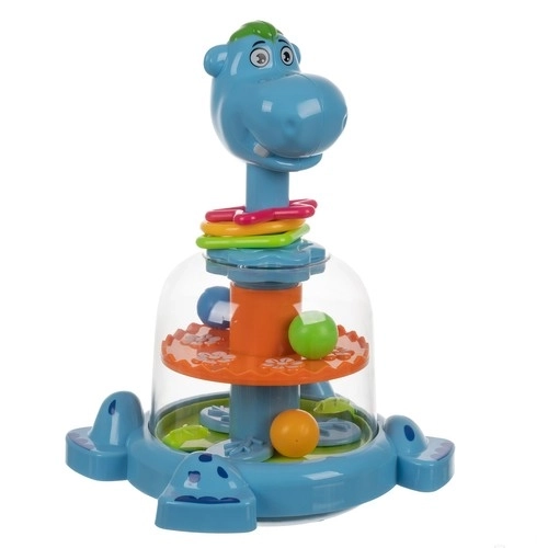 Spinning Top Carousel with Hippo and Balls