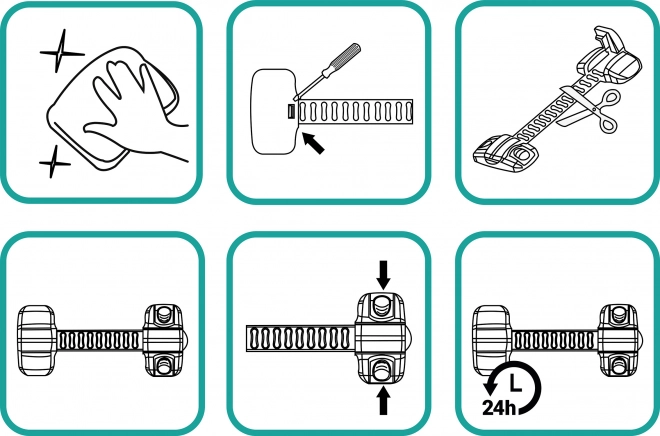 Universal Child Safety Lock White/Grey