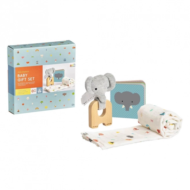 Petit Collage Baby Gift Set Elephant