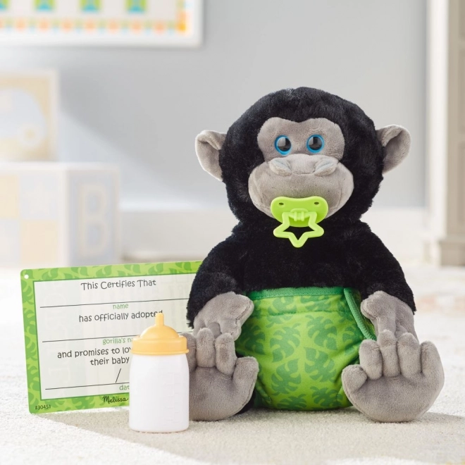 Gorilla Baby Plush Nursing Toy