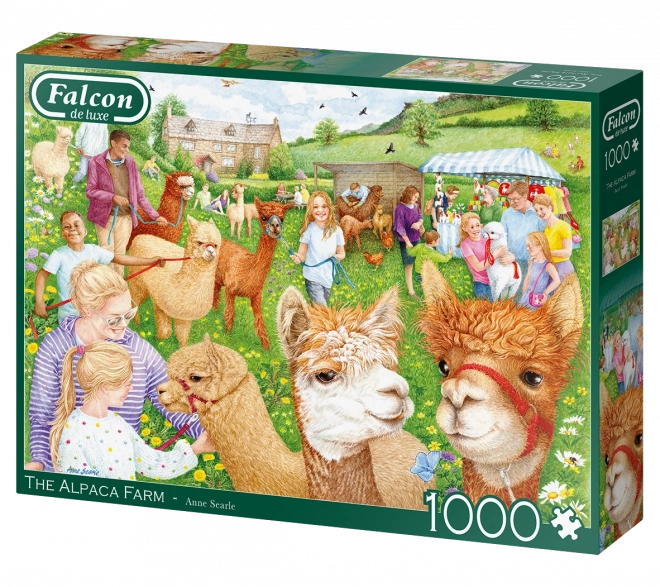 Falcon Puzzle with Alpacas 1000 Pieces