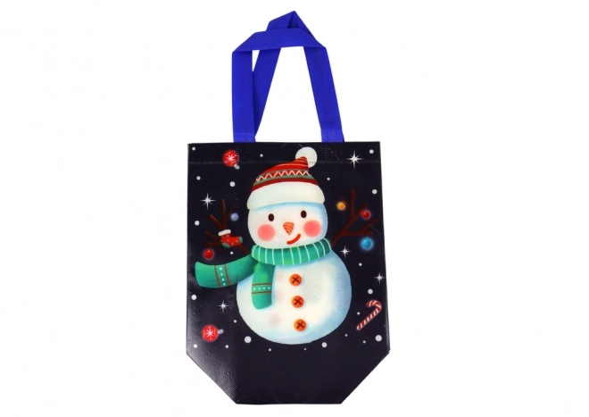 Gift Bag with Snowman Motif