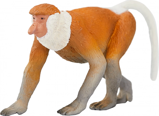 Realistic Kahau Nose Monkey Figurine