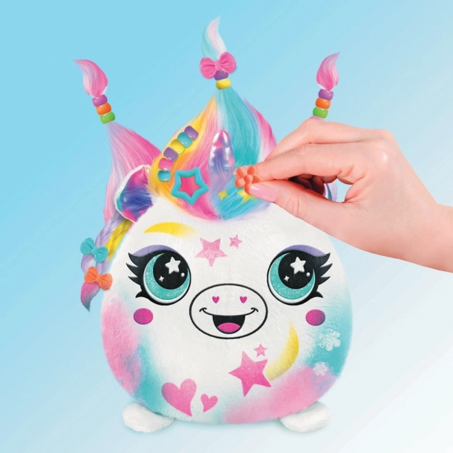 Set creativo Airbrush Hair'iffic con peluche peloso
