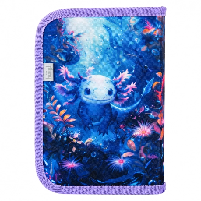 Trousse d'école à une seule étage Axolotl