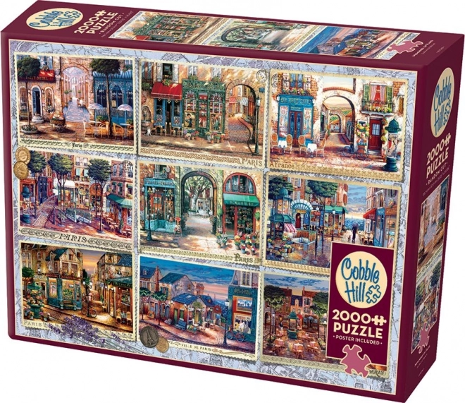 cobble hill puzzle paris memories 2000 pieces