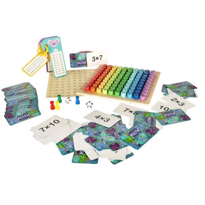 Educational Wooden Multiplication Board Game